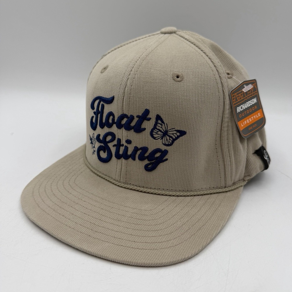 Muhammad Ali Contenders Float & Sting Rope Hat Cap Beige Snapback Adjustable